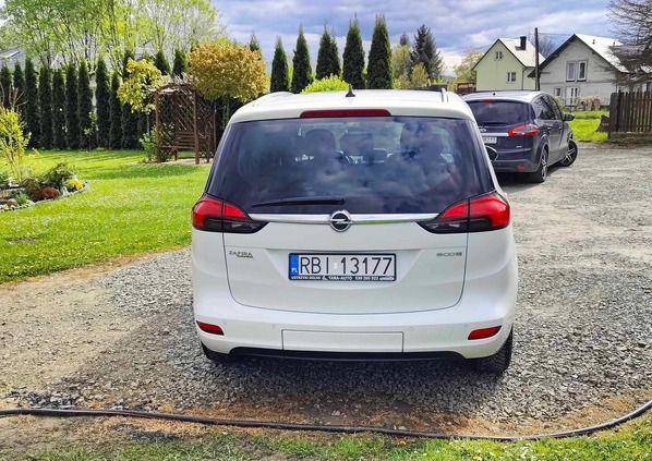 Opel Zafira cena 34900 przebieg: 180200, rok produkcji 2015 z Goniądz małe 529